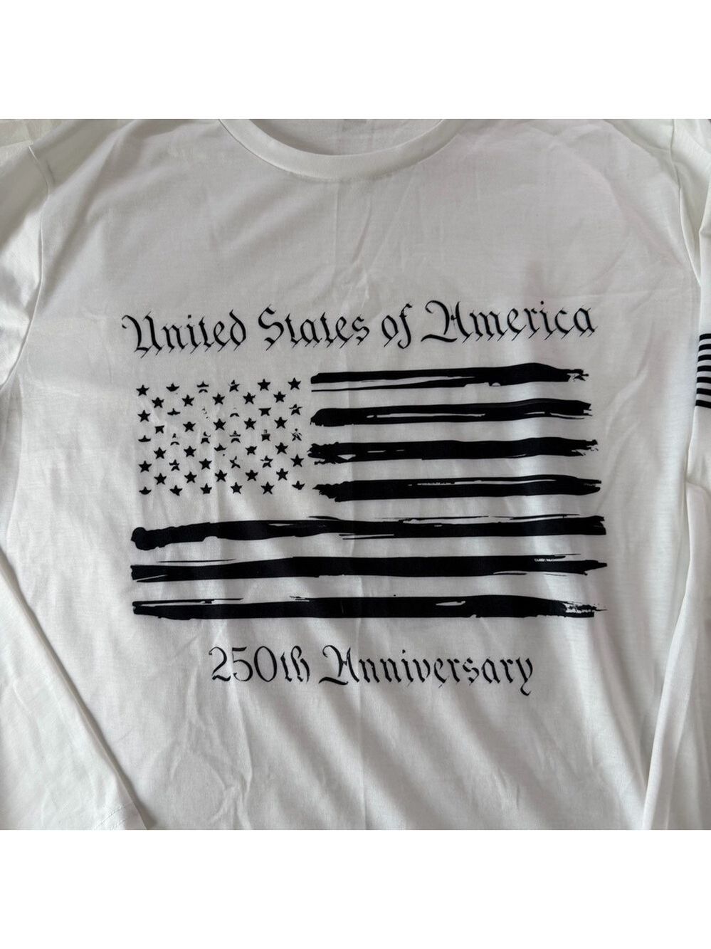 Men's XXL Patriotic Long Sleeve Lightweight Tee #290298 - Picture 2 of 7